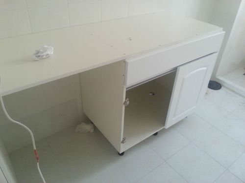 乾龙样板房 砌砖厨柜 三房两厅 乾龙装饰